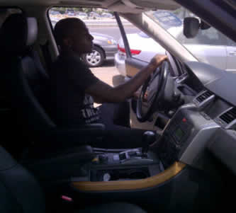 Davido and his new car
