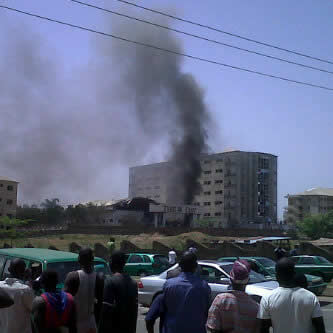 Bomb Explosion at THISDAY Office Abuja