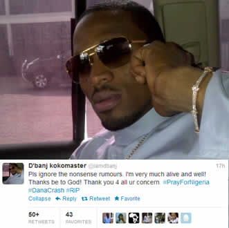 Dbanj Is Alive