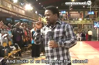 TB Joshua Prophesying Dana Plane Crash