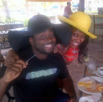 Desmond Elliot and Uche Jombo