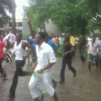 Protest in UNILAG over Name Change