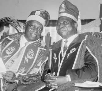 Late Prof. Sofoluwe and New Acting VC Prof. Ade-Bello