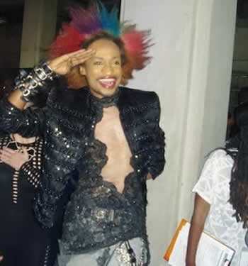 Denrele Wears Goldie's Dress