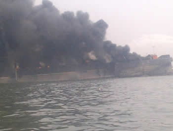 Explosion at Tin Can Island Lagos