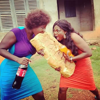 Mercy Johnson and Funke Akindele