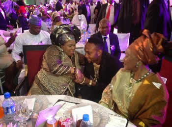 Kcee with First Lady and Vice President's Wife